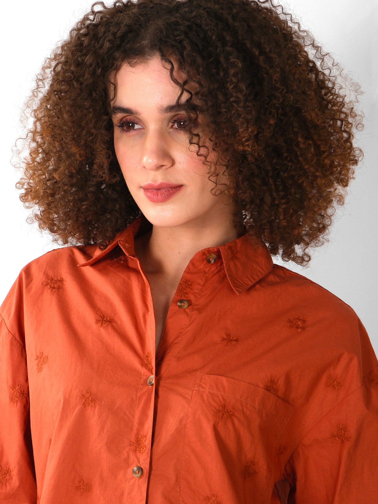 REGULAR FIT EMBROIDERED SHIRT