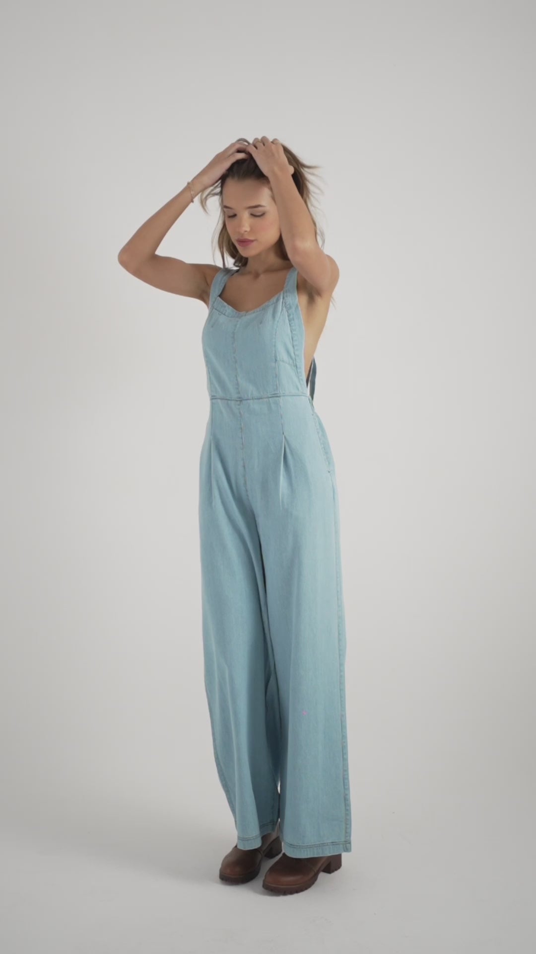 DENIM JUMPSUIT