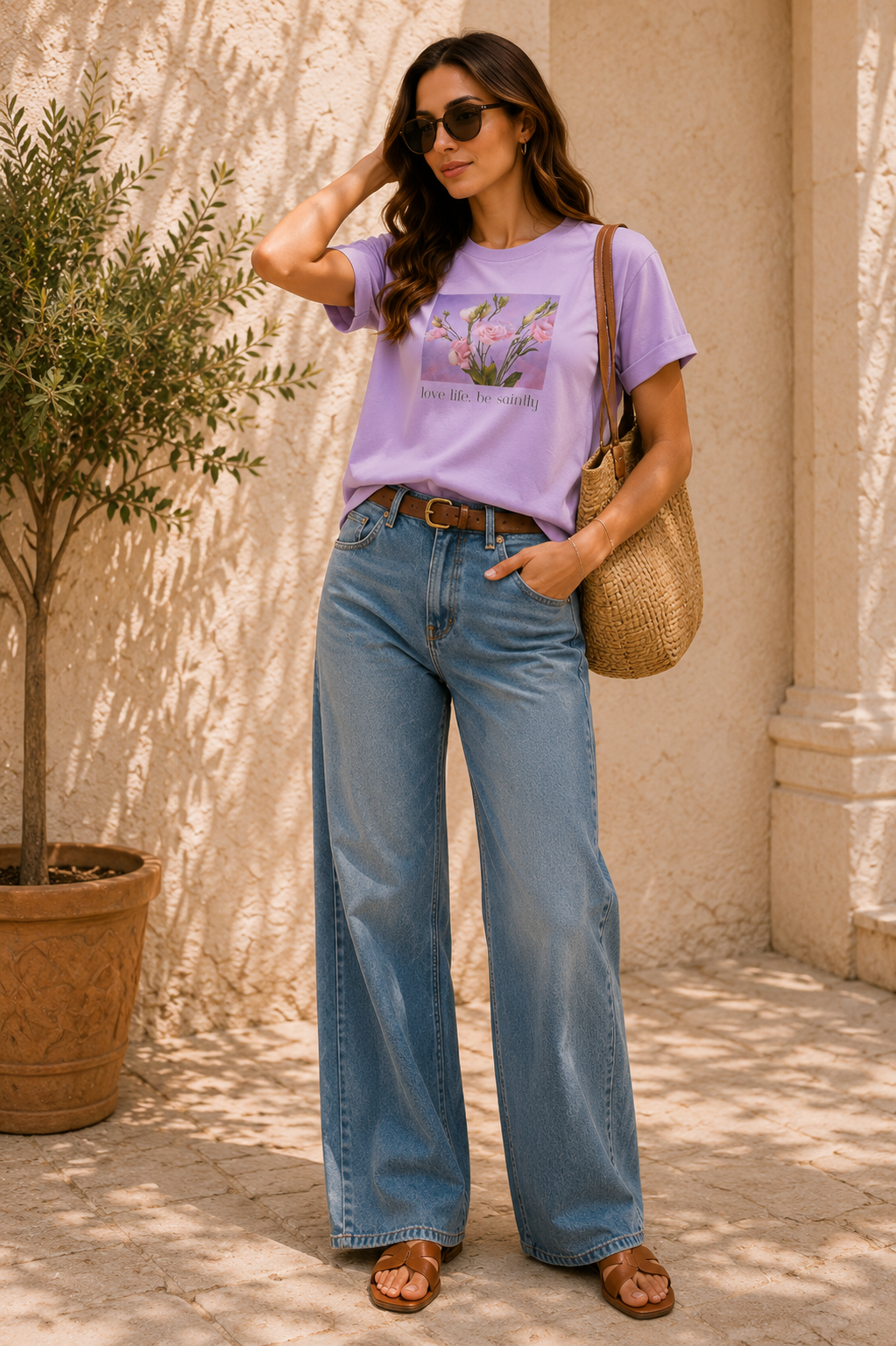 Women Floral Printed T-shirt