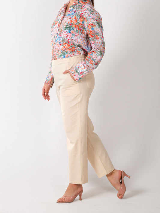 COTON LINEN TROUSER
