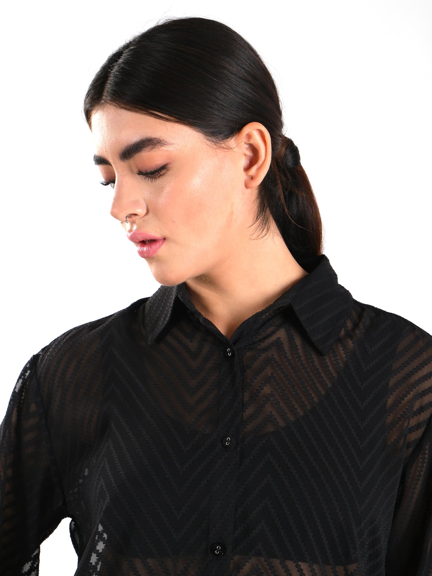 BLACK REGULAR SHIRT