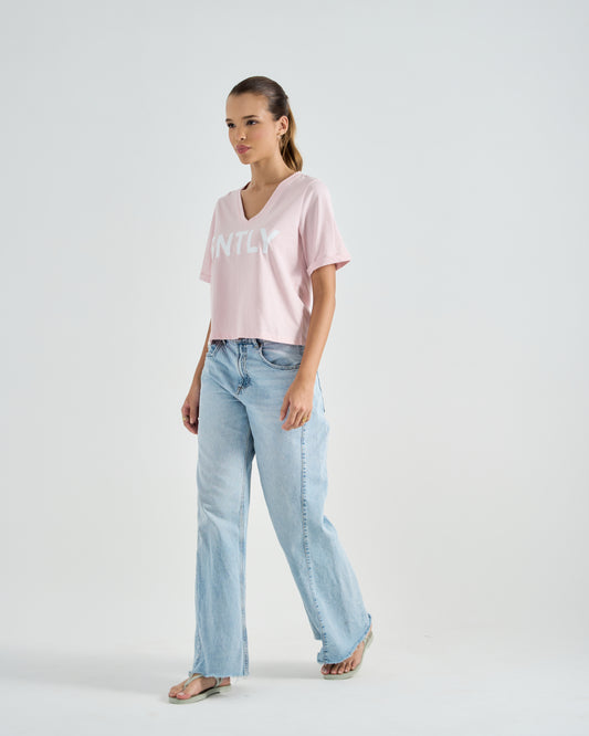 V-NECK SHORT SLEEVES T-SHIRT