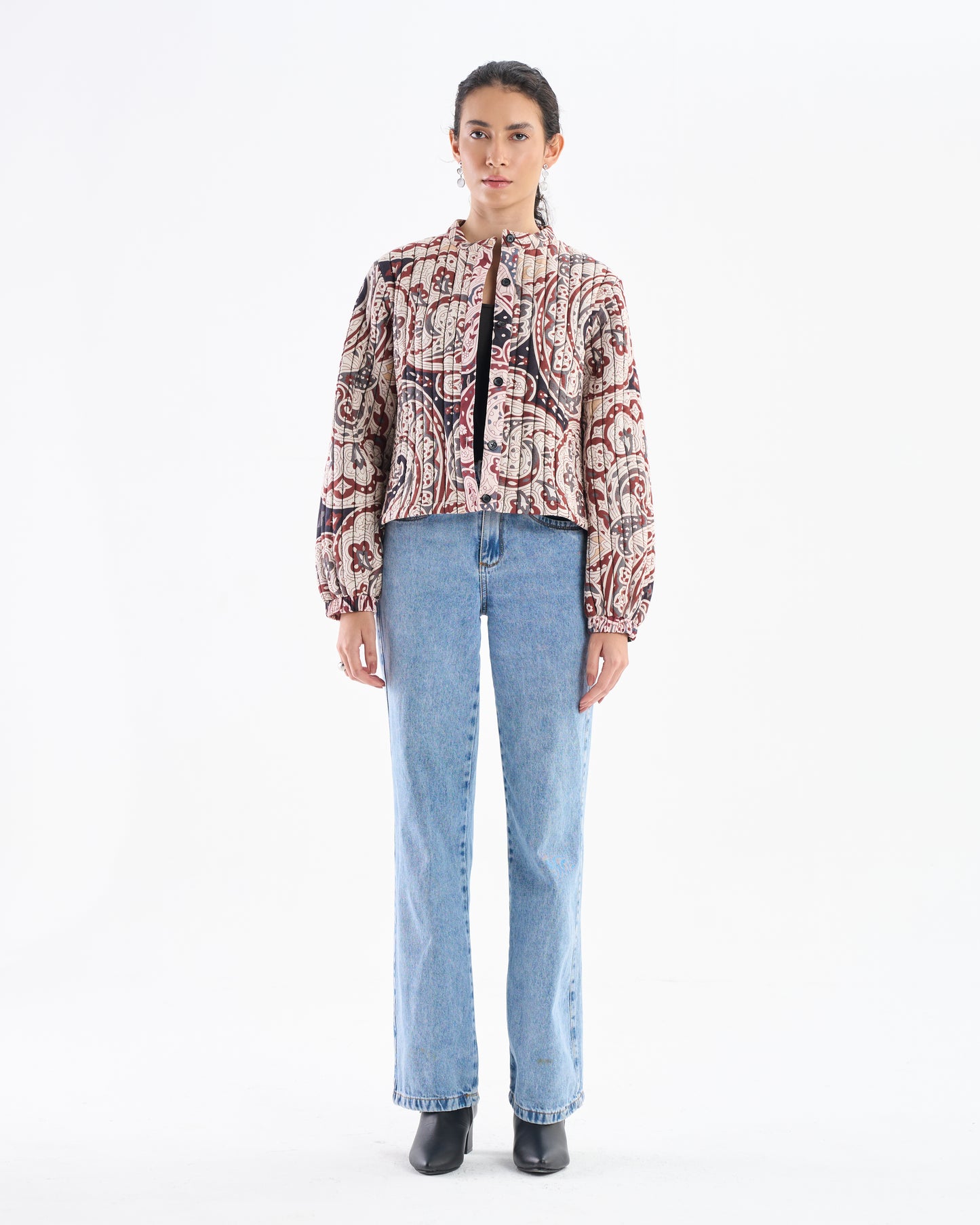 Boho Paisley Quilted Jacket