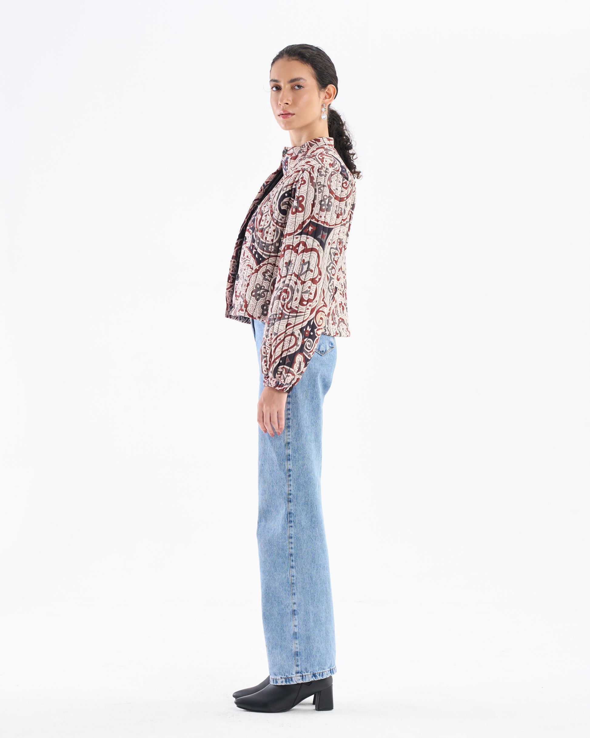 Boho Paisley Quilted Jacket