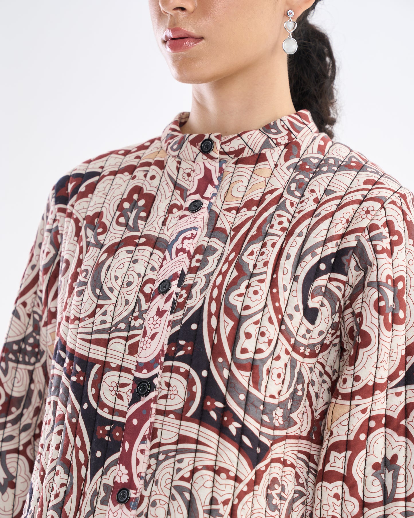 Boho Paisley Quilted Jacket