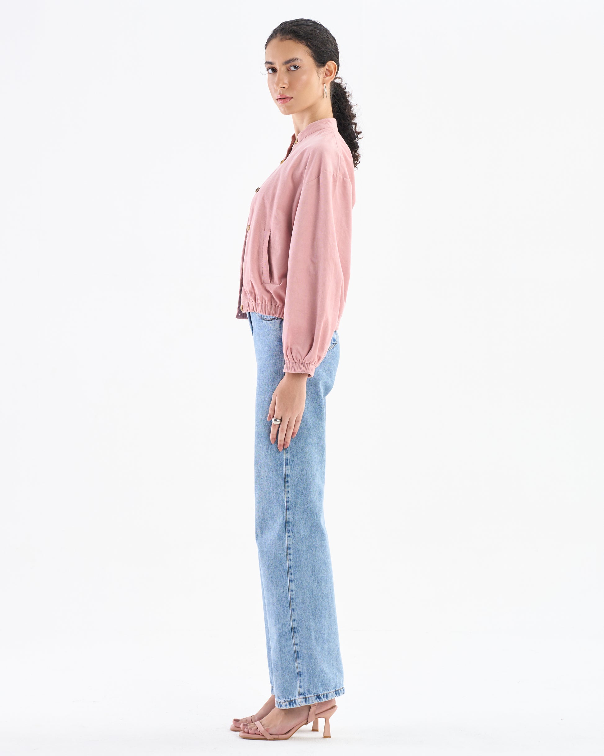 Cropped Cotton Jacket