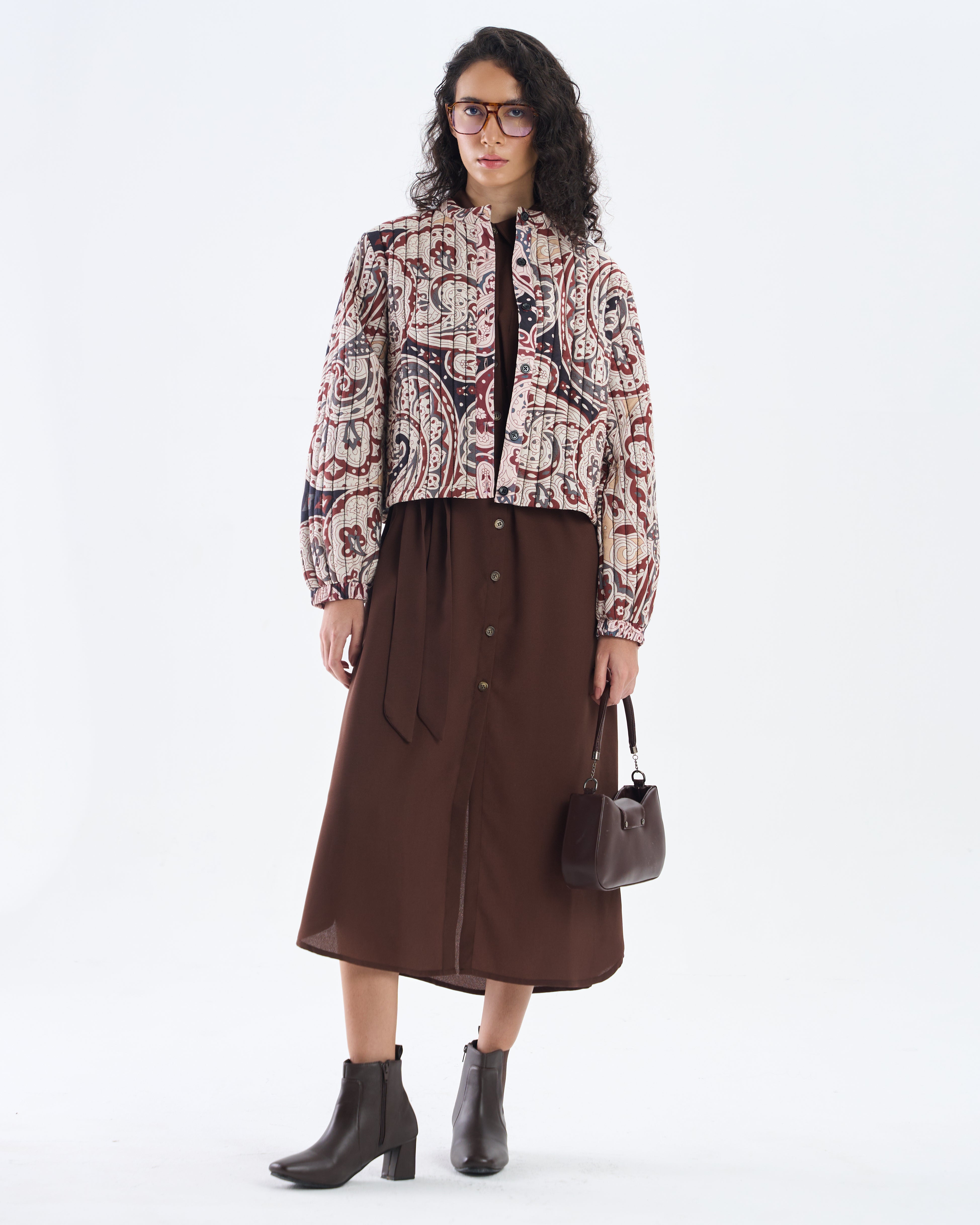 Boho Paisley Quilted Jacket