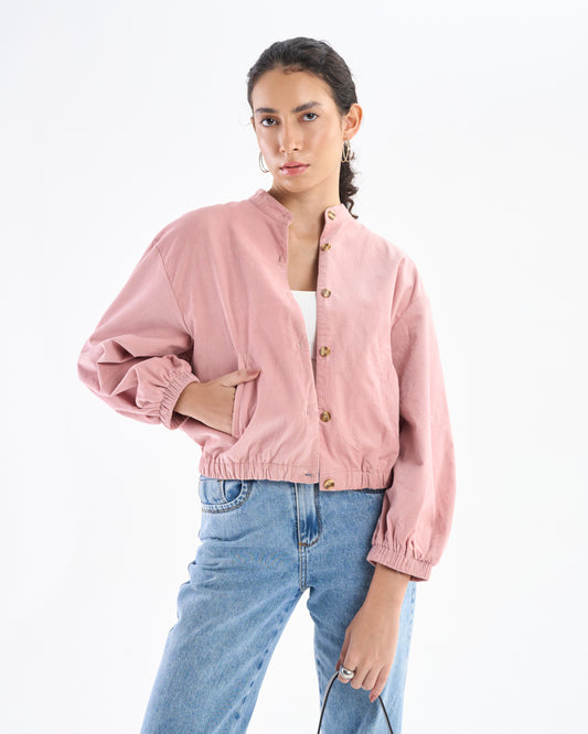 Chaqueta corta de algodón