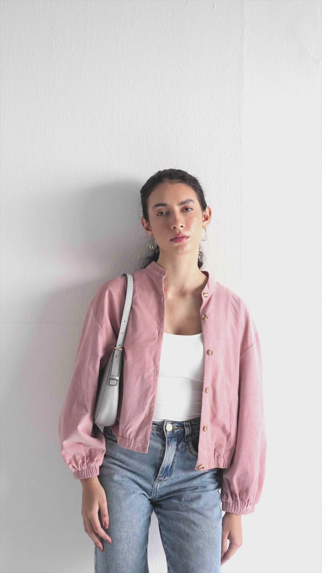 Veste courte en coton